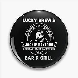 Jackie Daytona - Lucky Brews Bar and Grill Shirt What We Do in the Shadows Pin