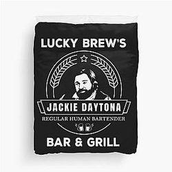 Jackie Daytona Lucky Brews Bar and Grill Shirt What We Do in the Shadows Duvet Cover