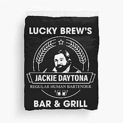 Jackie Daytona Lucky Brew Bar and Grill Shirt What We Love in the Shadows Classic Duvet Cover