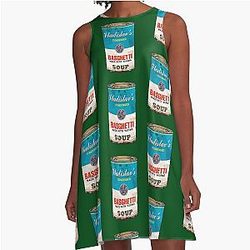 Vladislav Basghetti What We Do in the Shadows Vintage Classic Handmade Food Brand Food Logo Tee Dress
