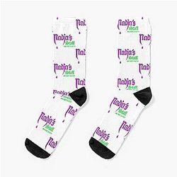 What We Do In The Shadows Nightclub Tee Magenta Lime Socks