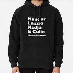 Nandor Laszlo Nadja and Colin (Not you Guillermo) - What We Do In the Shadows White Text Hoodie