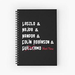 What We Do in the Shadows - Laszlo & Nandor & Colin Robinson & Guillermo Spiral Notebook