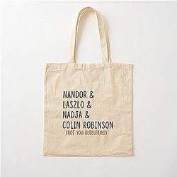 What We Do in the Shadows Names Cotton Tote Bag