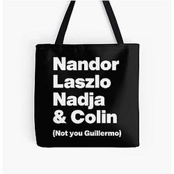 Nandor Laszlo Nadja and Colin - What We Do In the Shadows - All Over Print Tote Bag