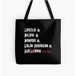 What We in the Shadows - Laszlo & Nandor & Colin Robinson & Guillermo All Over Print Tote Bag