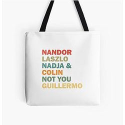 What We Do In The Shadows T-Shirt Nandor Laszlo Nadja Colin Guillermo All Over Print Tote Bag