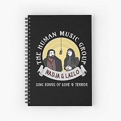 What We Do in the Shadows Human Music Group Nadja & Laszlo Spiral Notebook
