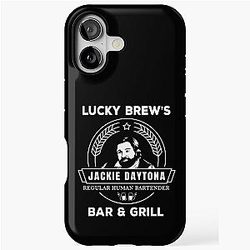 Jackie Daytona - Lucky Brews Bar and Grill Shirt - What We Do in the Shadows iPhone Tough Case