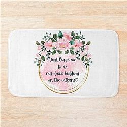 Just leave me to do my building on the internet - What we do in shadows Bath Mat