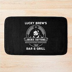 Jackie Daytona - Lucky Brews Bar and Grill Shirt - What We Do in the Shadows Bath Mat