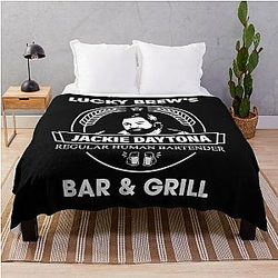 Jackie Daytona Lucky Brew Bar and Grill Shirt What We Do in the Shadows Classic Throw Blanket