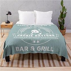 Jackie Daytona Lucky Bar and Grill Shirt What We Do in the Shadows Throw Blanket