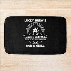 Jackie Daytona - Lucky Brew Bar and Grill Shirt - What We Do in the Shadows Classic T-Shirt Bath Mat