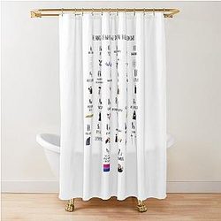 The What We Do in the Shadows T-Shirts Shower Curtain