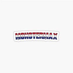 Whistled Monstermax Patriotic Colors Sticker