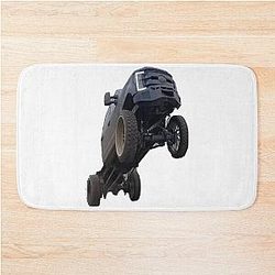 Monster Whiteline Bath Mat