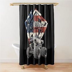 Whistlin' Diesel Merch Shower Curtain