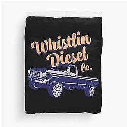 Whistlin' Diesel Co. Logo Duvet Cover