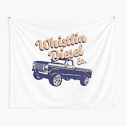 Whistlin Diesel Co Logo Tapestry