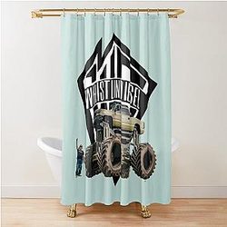 Whistlin Diesel Merch Shower Curtain
