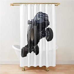 Monster Diesel Shower Curtain