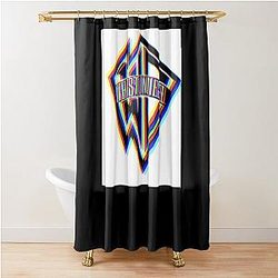 Whistlin Diesel Glitch Shower Curtain