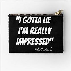 Whistlin Diesel I'm Impressed Sticker Tshirt Zipper Pouch