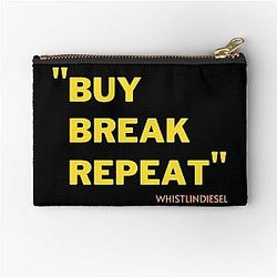 Whistlindiesel Funny Quote Zipper Pouch