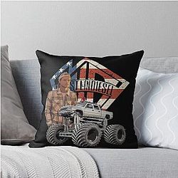 Whistlin' Diesel Merch Throw Pillow