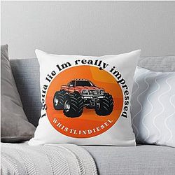 Whistlediesel Throw Pillow