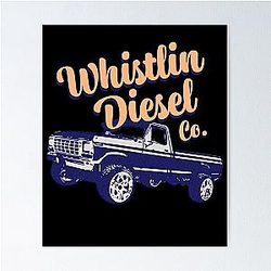Whistlin Diesels Co Logo Poster