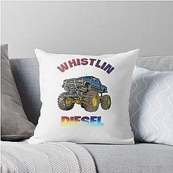 Whistlindiesel Throw Pillow
