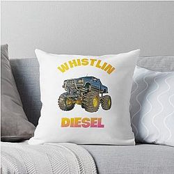 Whistlindiesel Throw Pillow