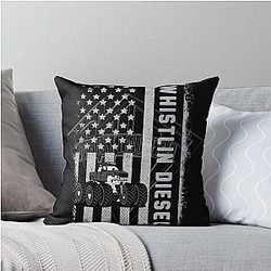Whistlindiesel Throw Pillow