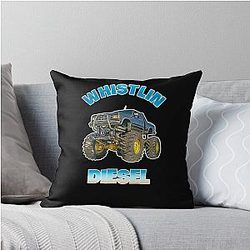 Whistlindiesel Throw Pillow