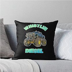 Whistlindiesel Throw Pillow