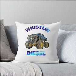 Whistlin Diesel Throw Pillow