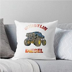 Whistlindiesel Throw Pillow