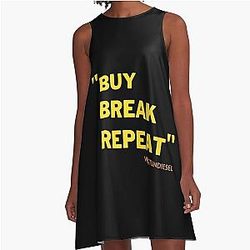 Whistlindiesel Funny Quote Buy A-line Dress