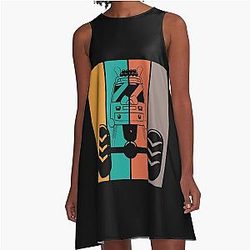 Whistlin' Diesel Fans A-Line Dress