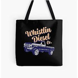Whistlindiesel Merch Co Logo All Over Print Tote Bag