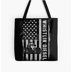 Whistlindiesel All Over Print Tote Bag