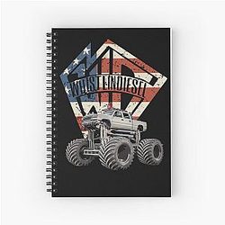 Whistlin Diesel Merch Spiral Notebook