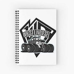 Whistlindiesel Spiral Notebook