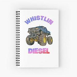 Whistlindiesel Spiral Notebook