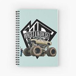 Whistlindiesel Spiral Notebook