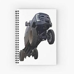 Monster Diesel Spiral Notebook