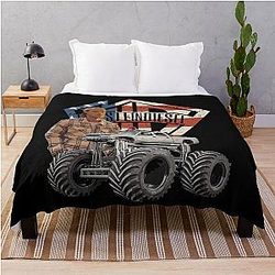 Whistlin Diesel Merch Throw Blanket