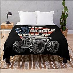 Whistlindiesel Merch Throw Blanket